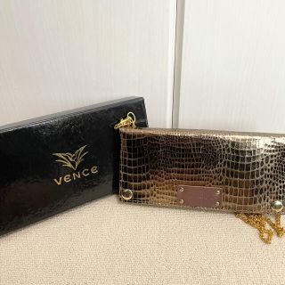 VENCE - 【新品未使用品】 VENCE ゴールド ウォレット