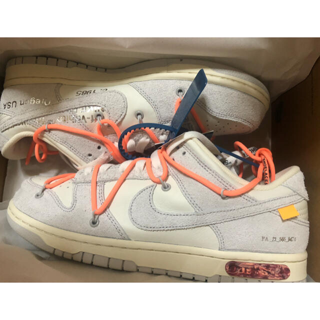 NIKE DUNK LOW OFF-WHITE lot19 26.5