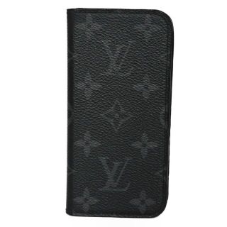 ルイヴィトン(LOUIS VUITTON)のルイ・ヴィトン iPhone 7・フォリオ モノグラム エクリプス M62640(iPhoneケース)