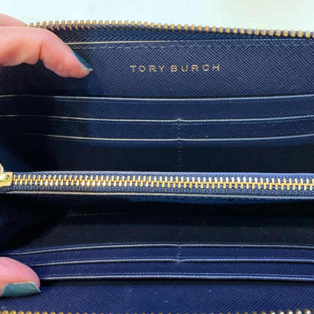 Tory Burch(トリーバーチ)のトリーバーチ　長財布　ラウンドファスナー　ロビンソン　チェック　格子柄 メンズのファッション小物(長財布)の商品写真