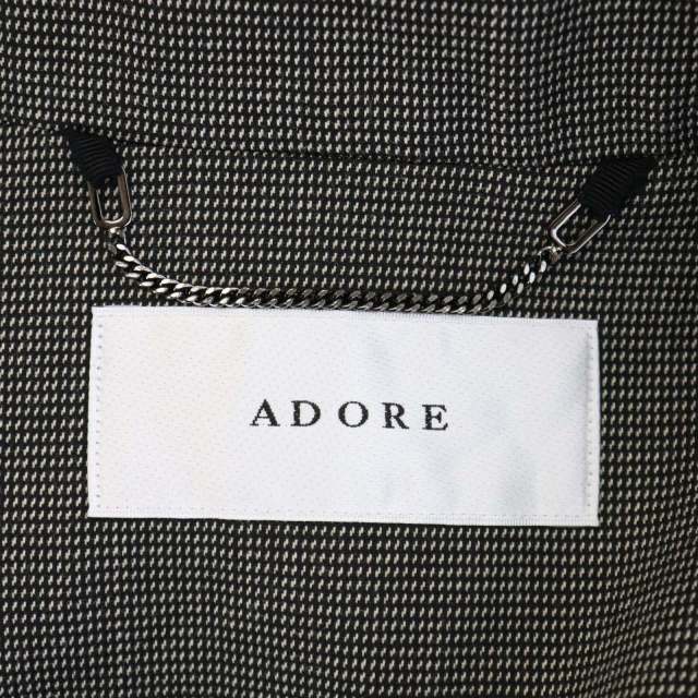 アドーア ADORE サーブルヴィスコーステーラードジャケット 36 グレー