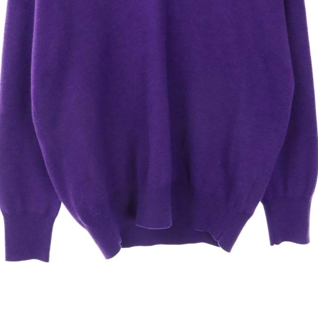 FRAMeWORK(フレームワーク)のフレームワーク ニット セーター プルオーバー Vネック 長袖 ウール混 紫 レディースのトップス(ニット/セーター)の商品写真