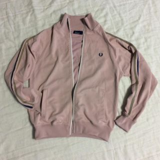 フレッドペリー(FRED PERRY)のフレッドペリー  ジャージ  S  薄ピンク色 上着(その他)