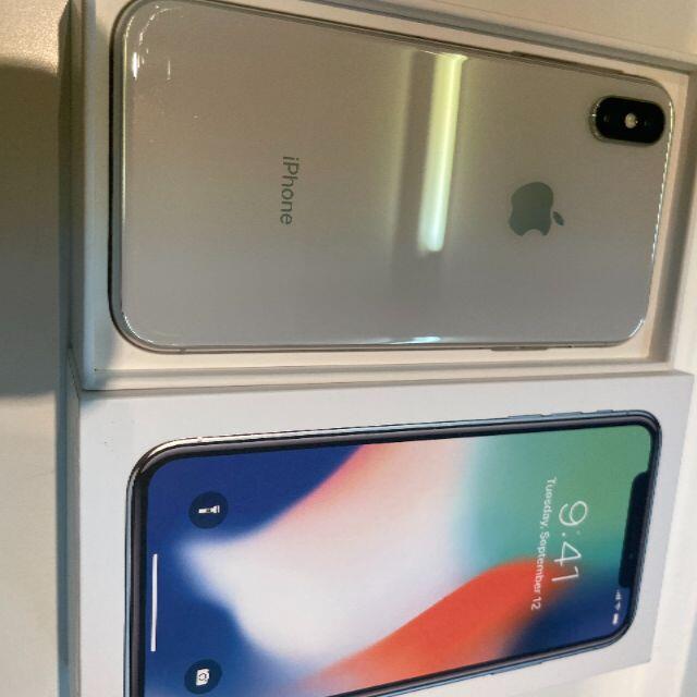 美品 SIMフリー iphone X 64GB