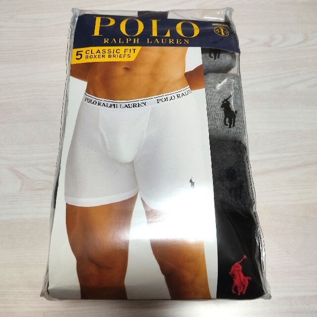 POLO RALPH LAUREN(ポロラルフローレン)の【5枚】POLO RALPH LAUREN ボクサーパンツ M メンズのアンダーウェア(ボクサーパンツ)の商品写真