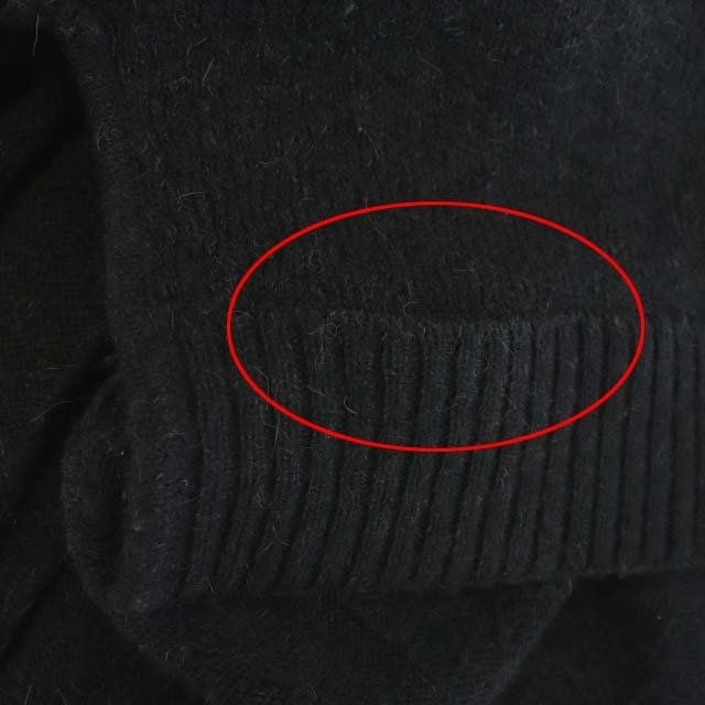 Tory Burch(トリーバーチ)のトリーバーチ TORY BURCH ニット セーター 長袖 ウール 黒 ブラック レディースのトップス(ニット/セーター)の商品写真