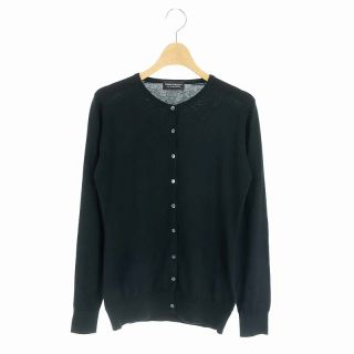 ジョンスメドレー(JOHN SMEDLEY)のジョンスメドレー カーディガン ニット 長袖 M 黒 ブラック(カーディガン)