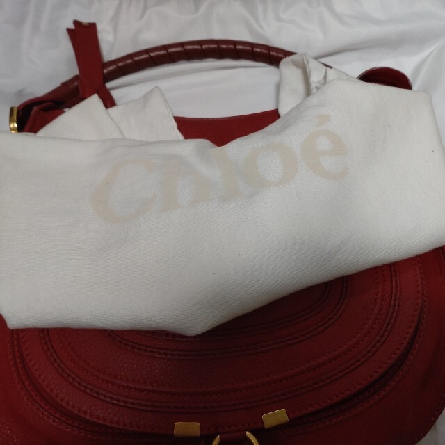 Chloe(クロエ)のクロエ　Chloe　マーシー　ワンショルダーバッグ　赤　レッド レディースのバッグ(ショルダーバッグ)の商品写真