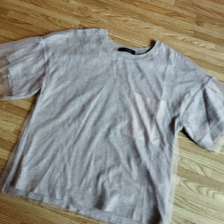 ダブルクローゼット(w closet)のw closet レースTシャツ(Tシャツ(半袖/袖なし))