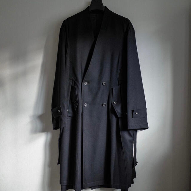 stein OVERSIZED LINEAR NO COLLAR COATジャケット/アウター