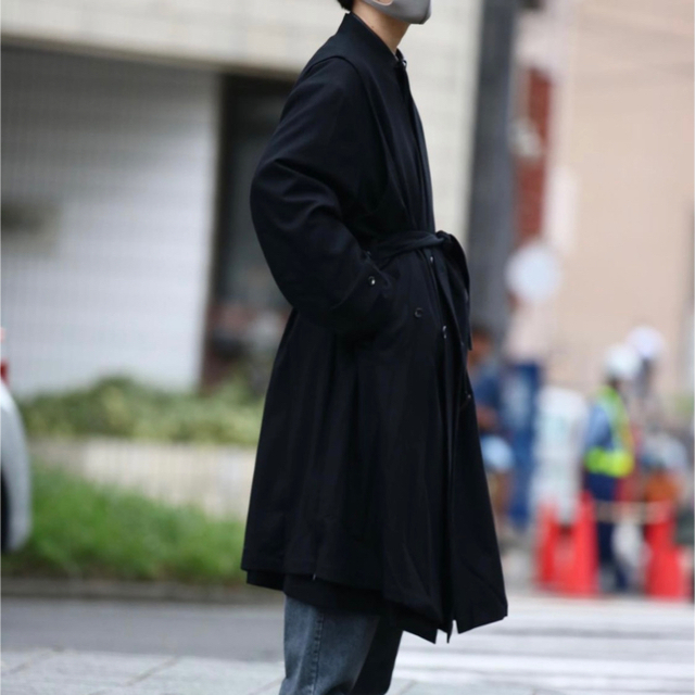 stein OVERSIZED LINEAR NO COLLAR COAT