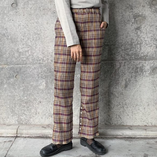 アネカネウ】 BELPER PLEATED STRAIGHT PANTSの ですが - www