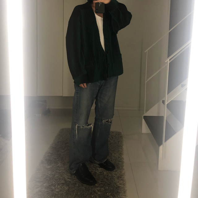 Jieda(ジエダ)のjieda  RIPPLE CARDIGAN レディースのトップス(カーディガン)の商品写真