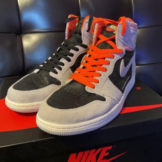 ナイキ(NIKE)のAIR JORDAN 1 RETRO HIGH OG 28.5 GREY グレー(スニーカー)