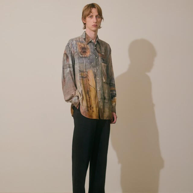 Rothko Printed Side Full Open Shirtsメンズ