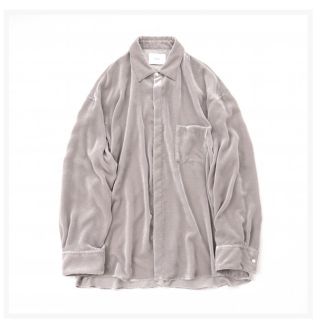 コモリ(COMOLI)のstein OVERSIZED DOWN PAT VELVET SHIRT (シャツ)