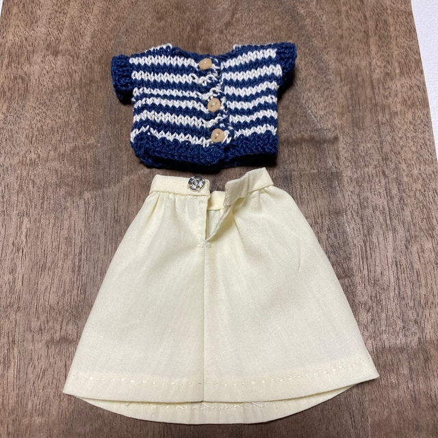 ハンドメイド♡リカちゃん服　紺色コーデ4点セット ハンドメイドのぬいぐるみ/人形(その他)の商品写真