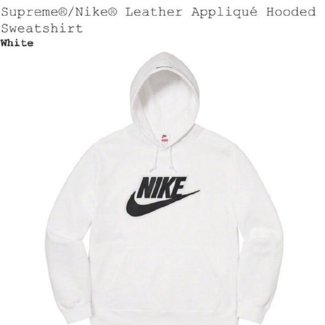 Supreme Nike Leather Hooded Sweatshirtパーカー