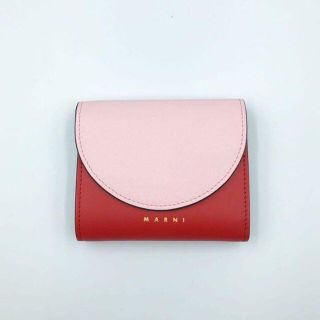 マルニ(Marni)のマルニ　MARNI ピンク　レッド　ミニ財布　財布　折り財布　コインケース(財布)