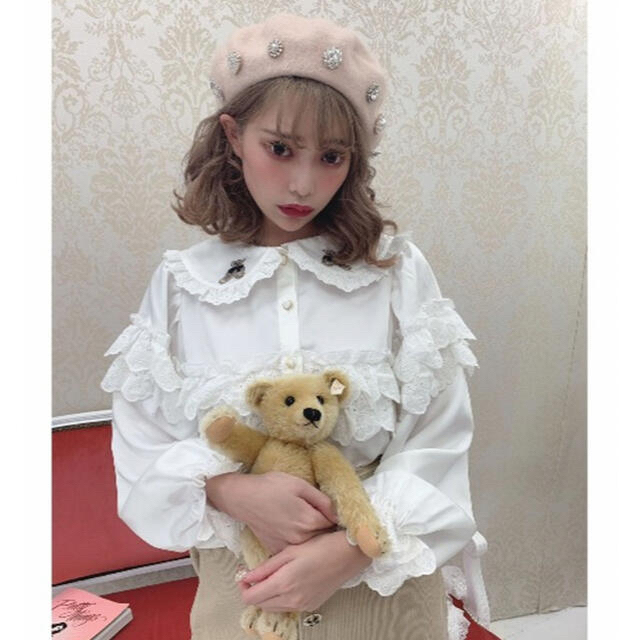 Swankiss スワンキス くま ベア フリルブラウス