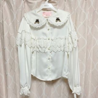 Swankiss スワンキス くま ベア フリルブラウス