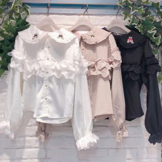 Swankiss スワンキス くま ベア フリルブラウス