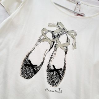 クチュールブローチ(Couture Brooch)の専用です♡クチュールブローチ　バレエシューズTシャツ未使用(Tシャツ(半袖/袖なし))