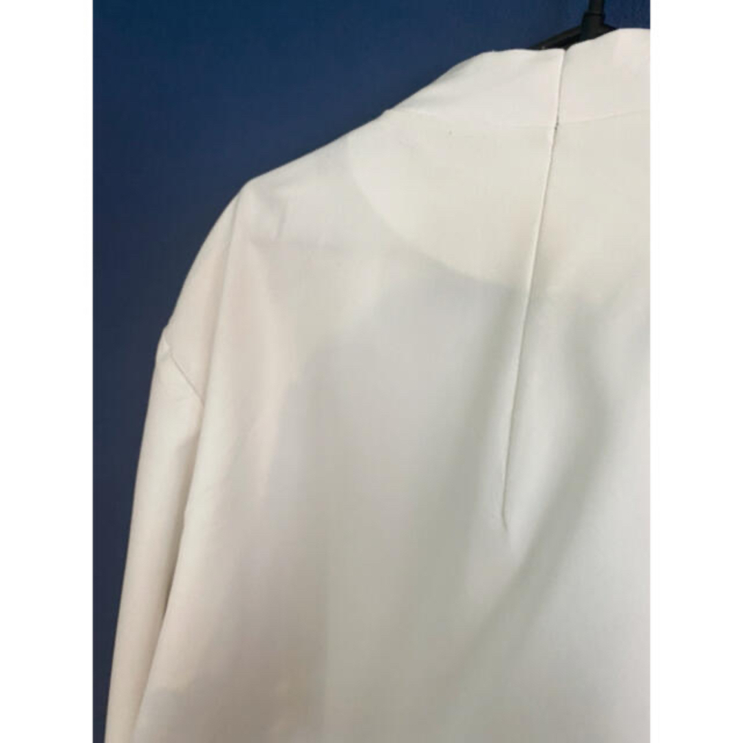 古着 ビンテージ  70s ヨーロッパ ロング コート トレンチ 白衣 レディースのジャケット/アウター(ロングコート)の商品写真