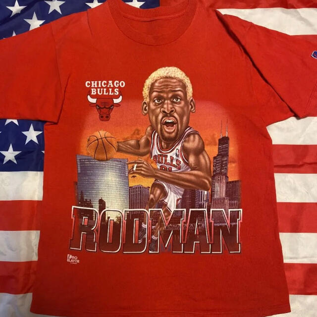 NBA Tシャツ　ロッドマン　ブルズ　NBA ジョーダン　90s | フリマアプリ ラクマ