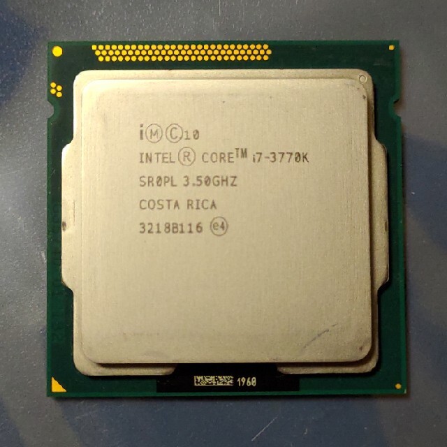 Intel Core-i7 3770k 動作不明