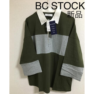 【新品タグ付】B.C STOCK ボックスシルエット　ラガーシャツ(シャツ)