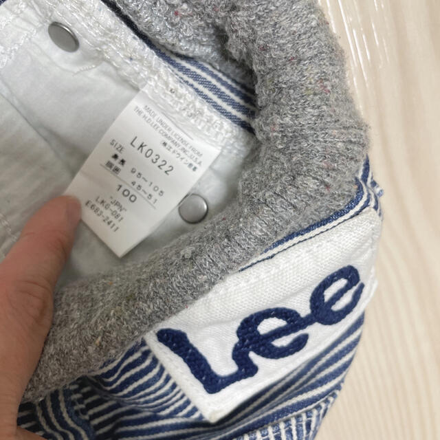 Lee(リー)のLee ヒッコリー　ミニスカート　100センチ キッズ/ベビー/マタニティのキッズ服女の子用(90cm~)(スカート)の商品写真