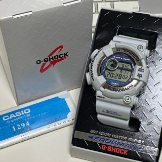 ジーショック(G-SHOCK)のG-SHOCK/ビンテージ/フロッグマン/DW-8200/限定/ホワイト/白蛙(腕時計(デジタル))