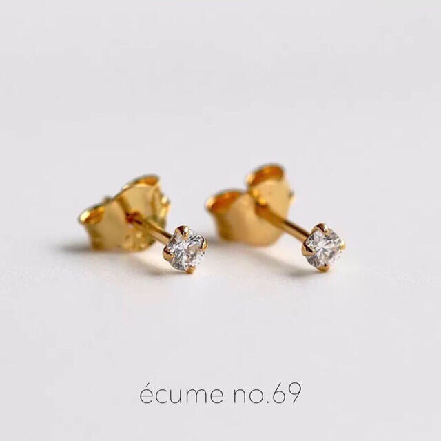 agete(アガット)のラスト1点【no.69】czダイヤ シンプルピアス3mm S925 レディースのアクセサリー(ピアス)の商品写真