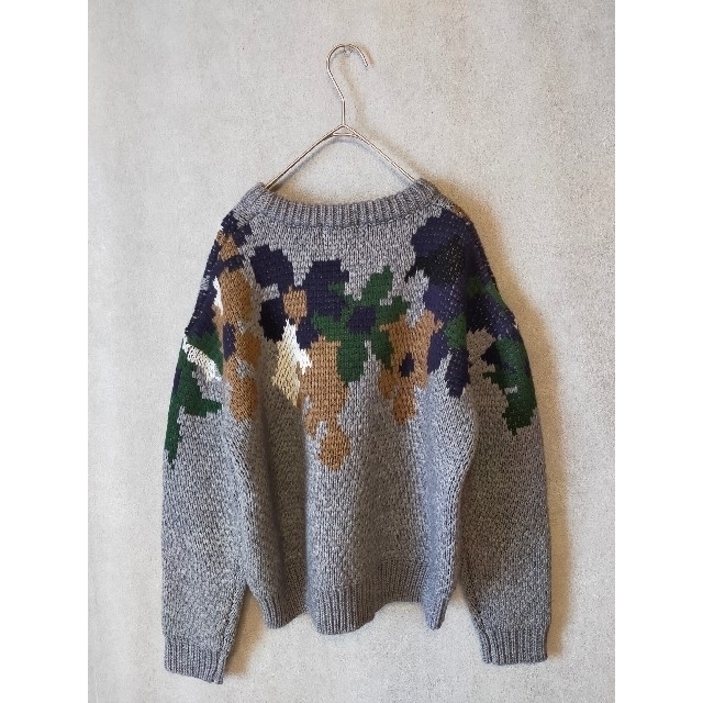 STUDIOUS(ステュディオス)の新品タグ付き　CLANE　OVER FLOWER MOTIF KNIT レディースのトップス(ニット/セーター)の商品写真