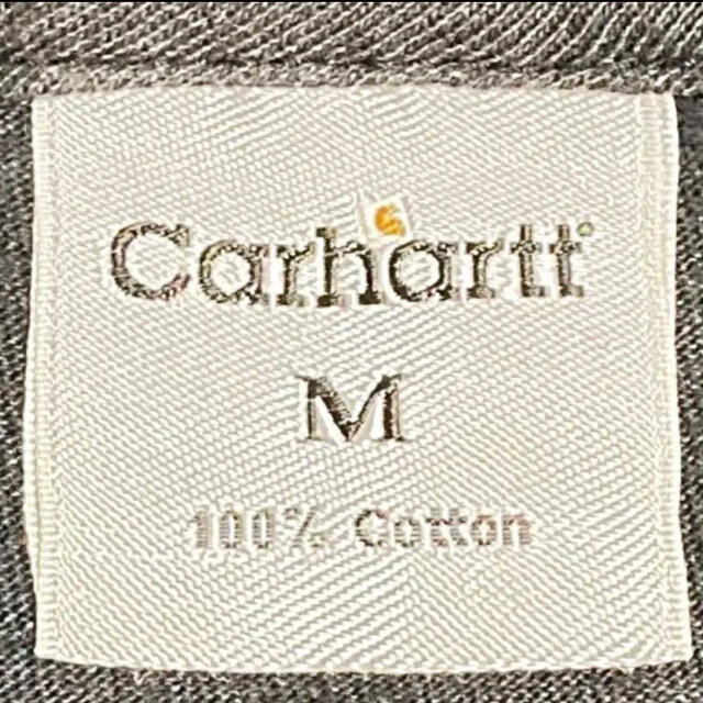 carhartt(カーハート)の【人気】Carhartt　カーハート　ロンT　フロントロゴ　Mサイズ　古着 メンズのトップス(Tシャツ/カットソー(七分/長袖))の商品写真