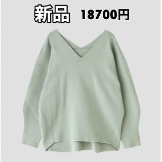 ザラ(ZARA)のレディース トップス　ニット　セーター　長袖　グリーン　ミント　緑　韓国風(ニット/セーター)