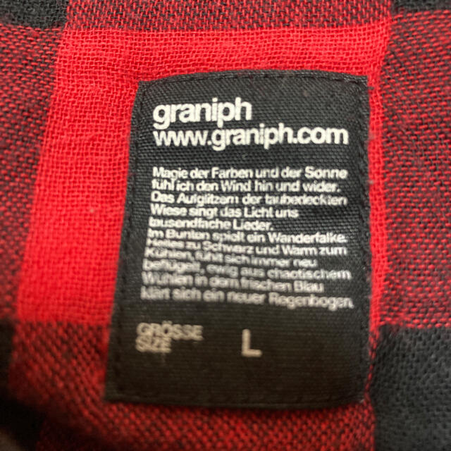 Design Tshirts Store graniph(グラニフ)のgraniph グラニフ  チェックシャツ L メンズのトップス(シャツ)の商品写真