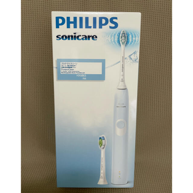 PHILIPS(フィリップス)のフィリップス 電動歯ブラシ　ソニッケアープロテクトクリーン HX6863/66 スマホ/家電/カメラの美容/健康(電動歯ブラシ)の商品写真