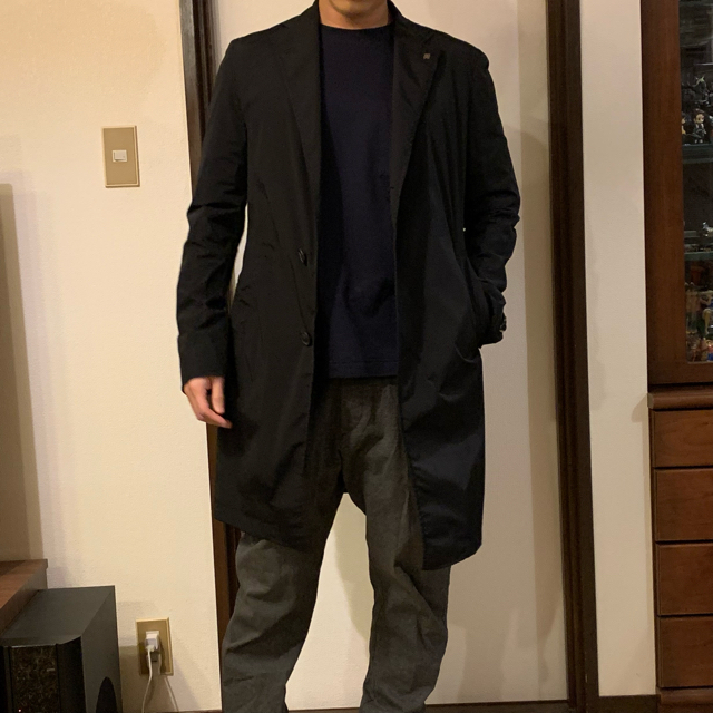 TAGLIATORE タリアトーレ ストレッチナイロン チェスターコート 46