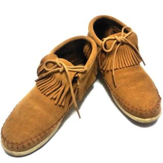 ミネトンカ(Minnetonka)のMINNETONKA   スエード   モカシン   5(スリッポン/モカシン)