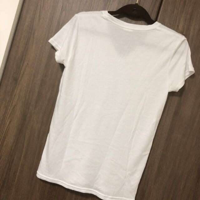 moussy(マウジー)のmoussy プリントTシャツ ホワイト サイズ1 レディースのトップス(Tシャツ(半袖/袖なし))の商品写真