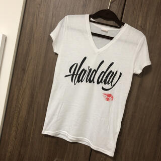 マウジー(moussy)のmoussy プリントTシャツ ホワイト サイズ1(Tシャツ(半袖/袖なし))