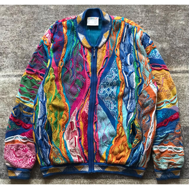 買取 販売価格 美しいカラー配色 芸術 90s COOGI クージー コットン