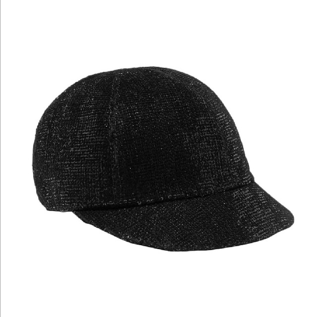 新品! 完売! メゾンミッシェル　スパンコール　帽子　キャップ　ブラック　黒