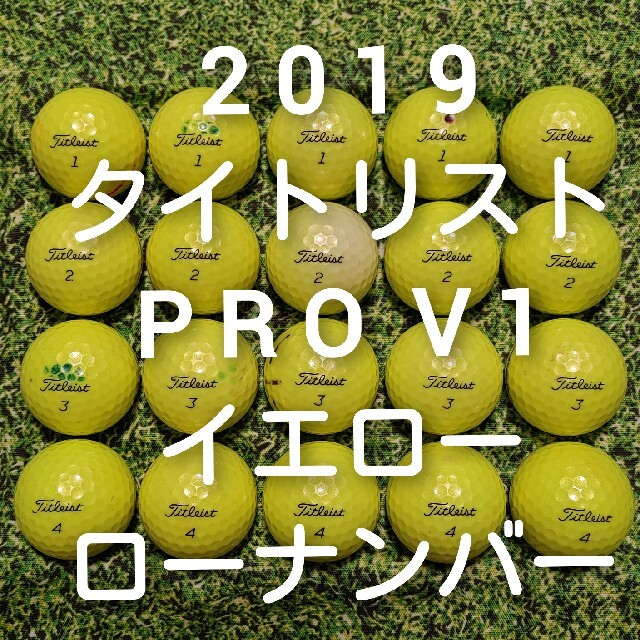 Titleist(タイトリスト)の2019 タイトリスト　PRO V1  ロストボール　ゴルフボール　317 スポーツ/アウトドアのゴルフ(その他)の商品写真