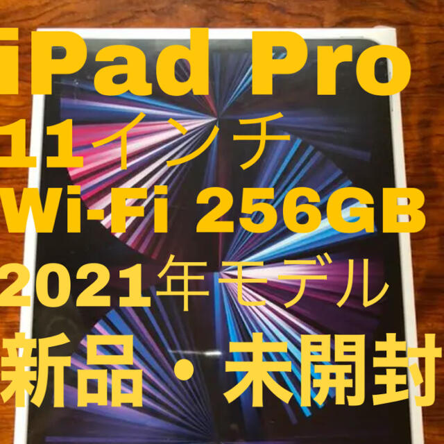 iPad Pro Wi-Fiモデル　新品　256GB 11インチ　第3世代