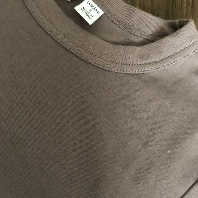 UNIQLO(ユニクロ)のUNIQLO ユニクロ クルーネックT パープル S レディースのトップス(Tシャツ(半袖/袖なし))の商品写真