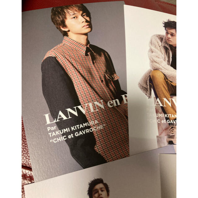 LANVIN en Bleu(ランバンオンブルー)の北村匠海　非売品フォトカード7枚 エンタメ/ホビーのタレントグッズ(ミュージシャン)の商品写真