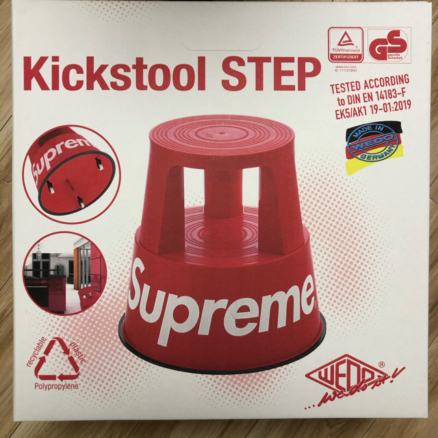 Supreme - 新品 Supreme Wedo Step Stool 椅子 踏み台 赤の通販 by ...